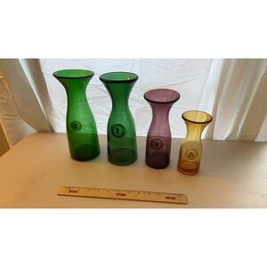 Lot of 4 Roma Glass Decanters